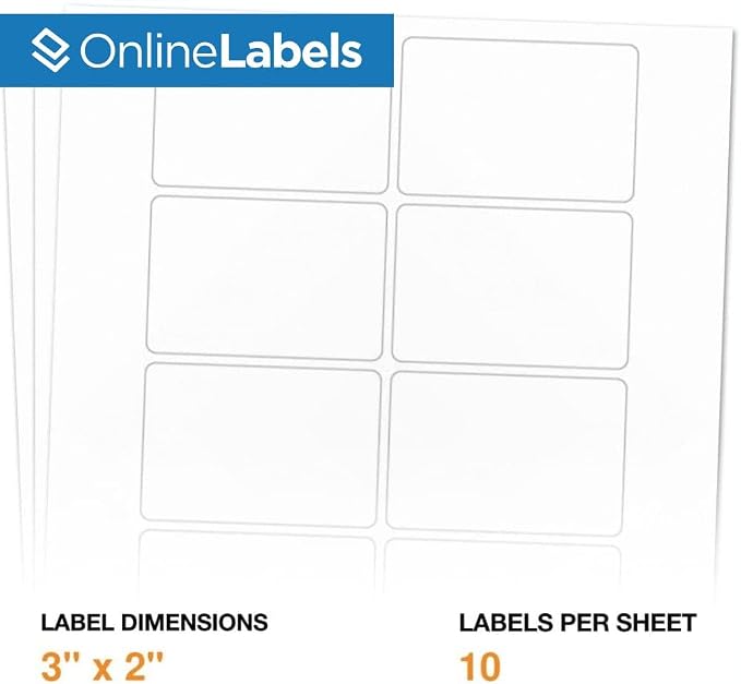 3 x 2 Rectangle Labels — view 2