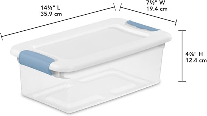 Sterilite 48-Pack Latching Box, Under Bed Storage Bins — view 2