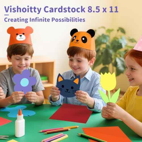 120 Sheets Colored Cardstock 8.5 X 11 Construction Paper 12 Assorted Colors — view 5