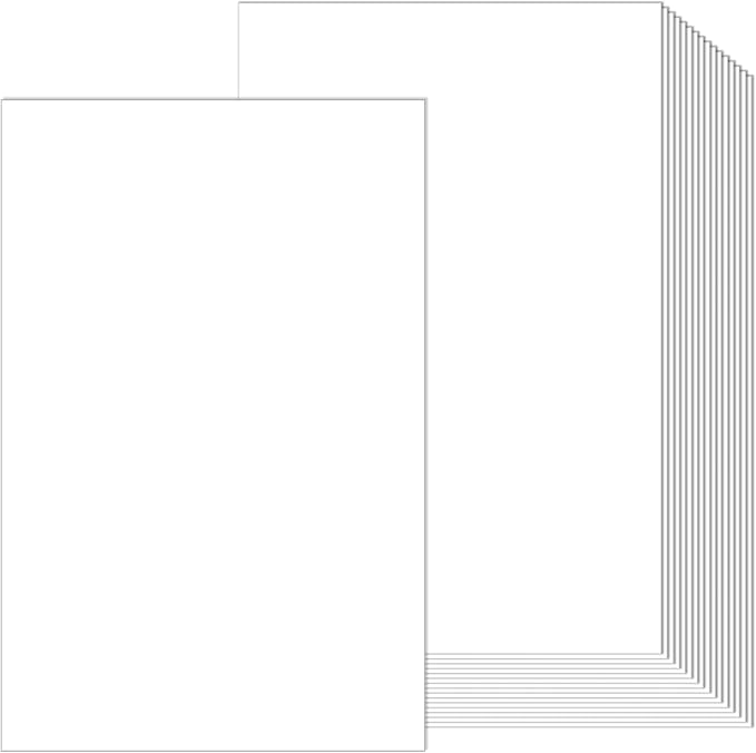 Mepase 100 Sheets Legal Size Cardstock 8.5" x 14" White Paper, 65lb Card Stock