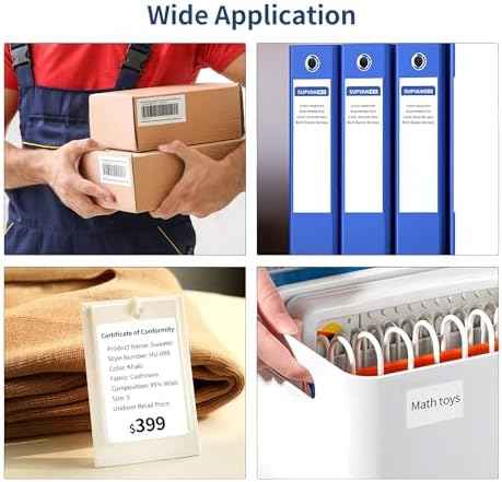 Risio Thermal Labels 1.57"x1.18"(40x30mm),220 Labels/Roll — view 6