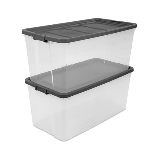 Sterilite 3-Pack Modular Stacker Box, Durable Clear Plastic Storage Bins — view 8