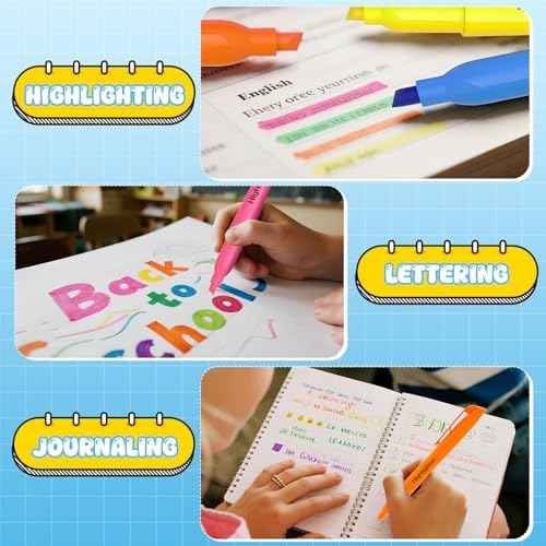 150 Count Highlighters Assorted Colors Bulk - 6 Colors Dry-Quickly No Bleed Chisel Tip Highlighter, Markers Se — view 6