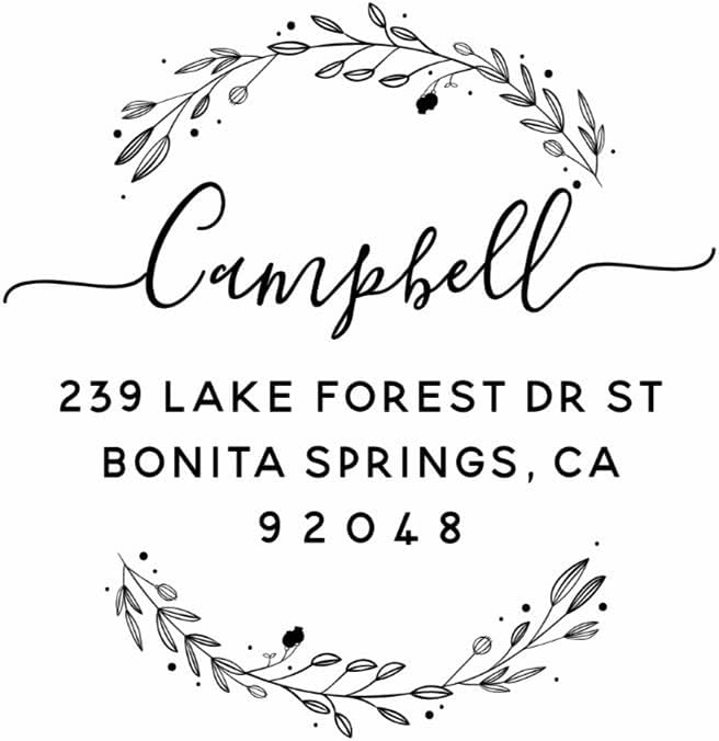 LOMENTICSCustom Self Inking Return Address Stamp, Make Return Addressing Easy — view 3
