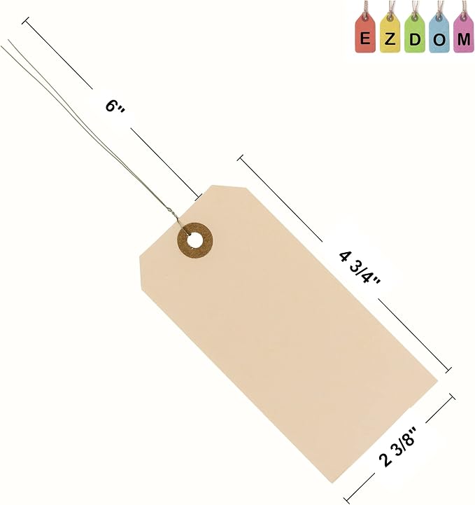 Label Tags with Wire Attached — view 5