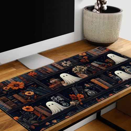 LuckyCow Cute Vintage Gothic Desk Mat Kawaii Dark Academia Desk Pad — view 5