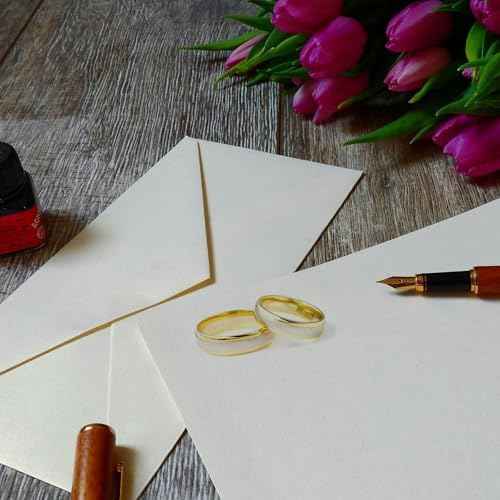 Cimlaga 100 Sheets Cream Cardstock 8.5 x 11 Ivory Paper — view 7