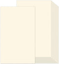 8.5 x 14 Ivory Cardstock 110lb, Goefun Heavy Weight Legal Paper 100 Pack