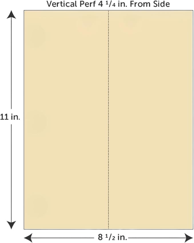 Limited Papers 8.5x11 Perforated Paper, 20/50 Pound, 75 GSM, Variety of — view 2