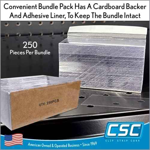 Price/Data Channel Label Holder Chips, 250 Pack, Clear Plastic Tags, 2" L x 1.25" H, 7.5 Mil Thick, Gondola Sh — view 5