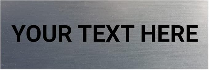 Basic Custom Personalizable Wall or Door Sign | Your Custom Message | Enter — view 6
