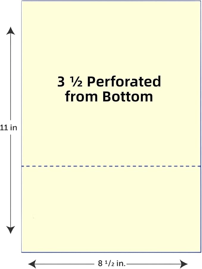 Limited Papers 8.5x11 Perforated Paper, 20/50 Pound, 75 GSM, Variety of — view 2