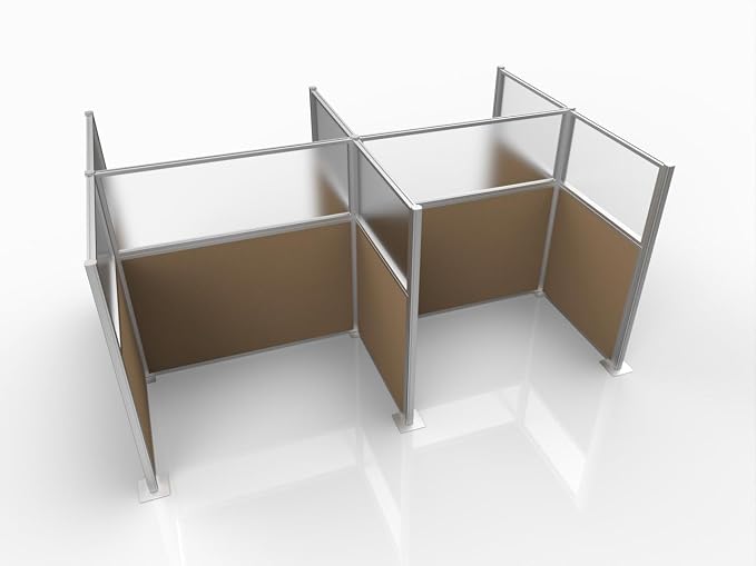 Versare Hush Panel Cubicle Kit | Workstation Partition Walls | Sound Dampening