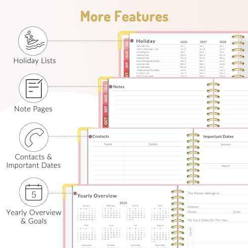 Forvencer Academic Planner 2026-2027, Calendar Jul 2026-Jun 2027, 8.5"x11" — view 5