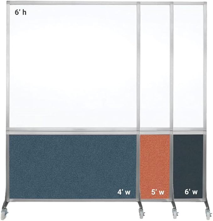 DivideWrite Mobile Whiteboard | Double Sided Dry Erase Board | Portable Office — view 2
