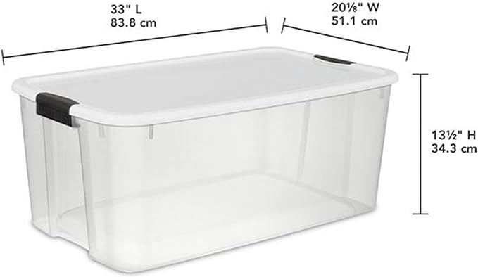 Sterilite 4-Pack Ultra Latching Box, Storage Bins — view 2