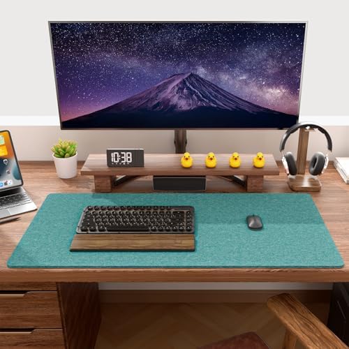 Auhoahsil Felt Desk Mat, Minimalist Large Mouse Pad XXL — view 7