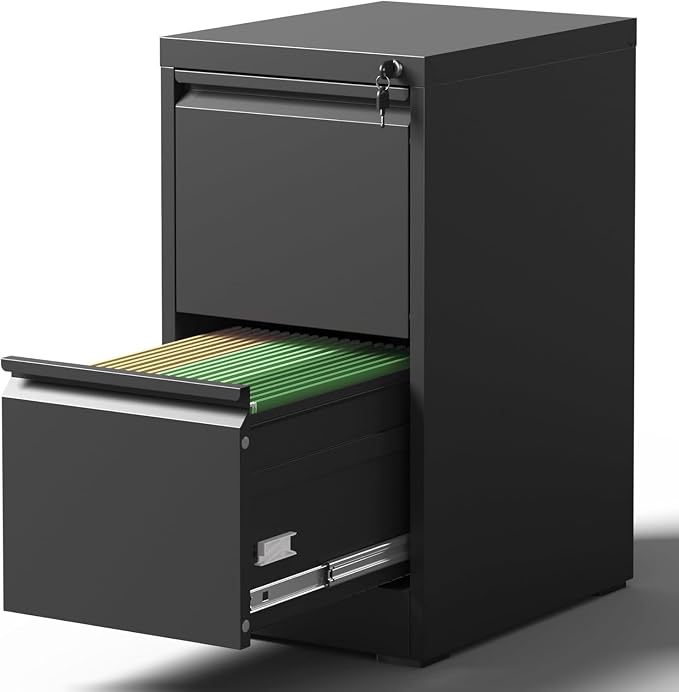 Yukimo 2 Drawer File Cabinet