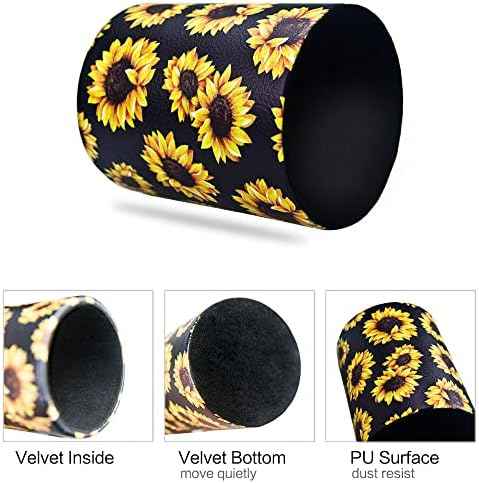 Sunflower Pen Holder, Pencil Holder Desk Organizer for Women Girls, Floral Makeup Brush Holder, Ideal Gift for — view 4