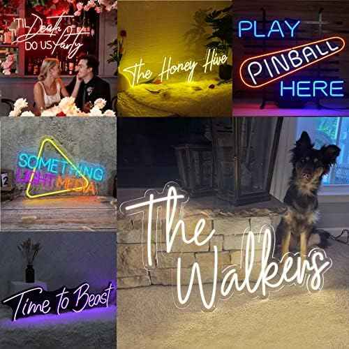 Wakklia Custom Neon Signs, Neon Name Sign Customizable for Wall Decor — view 4