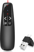 Wireless Presentation Clicker PowerPoint Presenter Remote : USB Type C Clicker
