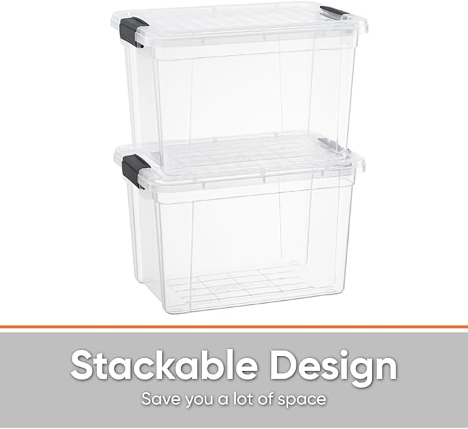 Superio Clear Storage Bins — view 5