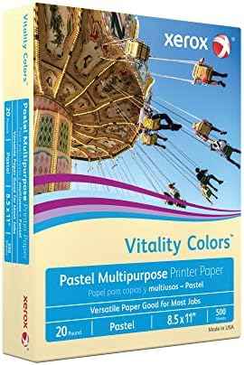 Xerox® Vitality Colors™ Multipurpose Printer Paper, Letter Paper Size, 20 Lb, 30% Recycled, Ivory, Ream Of 500 — view 2