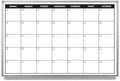 Month Calendar Dry-Erase Scheduling Whiteboard 36" x 24"