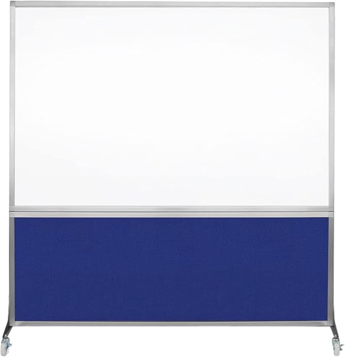 DivideWrite Mobile Whiteboard | Double Sided Dry Erase Board | Portable Office