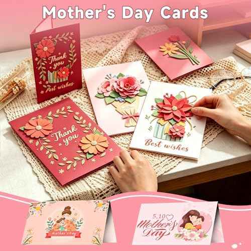 Red Cardstock 50 Sheets Construction Paper Thick Card Stock — view 3