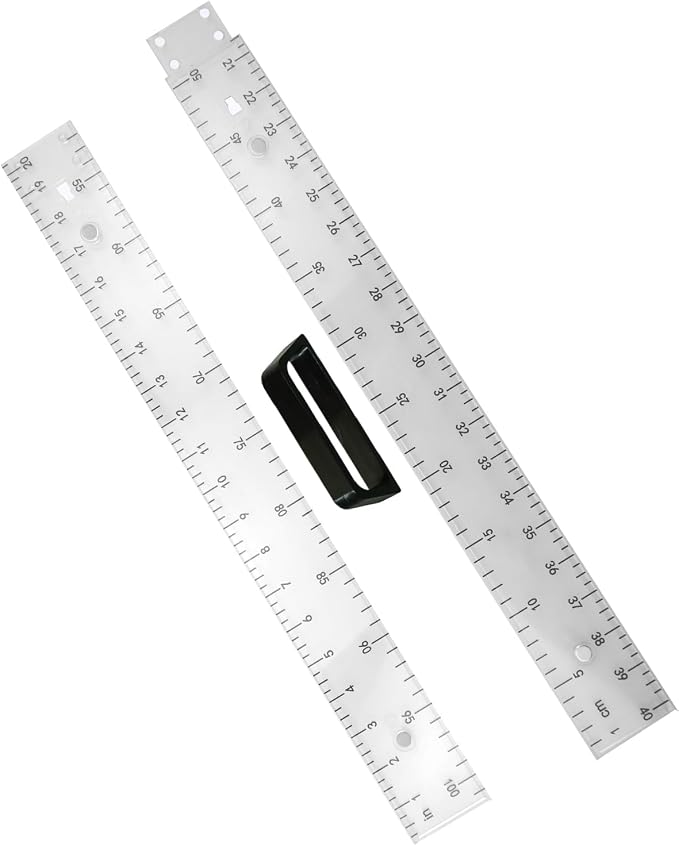 39in Clear Plastic Meter Stick