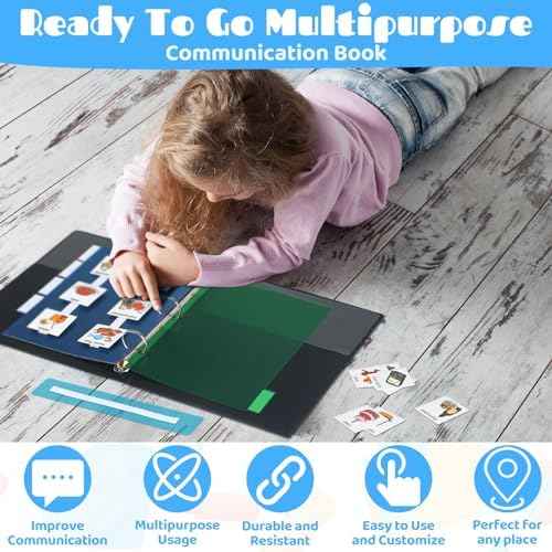 Resurhang 162 Cartoon Communication Book Autism Speech Binder 5 — view 6