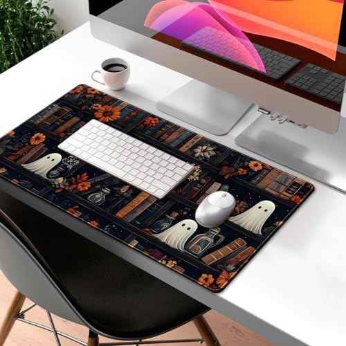 LuckyCow Cute Vintage Gothic Desk Mat Kawaii Dark Academia Desk Pad — view 3