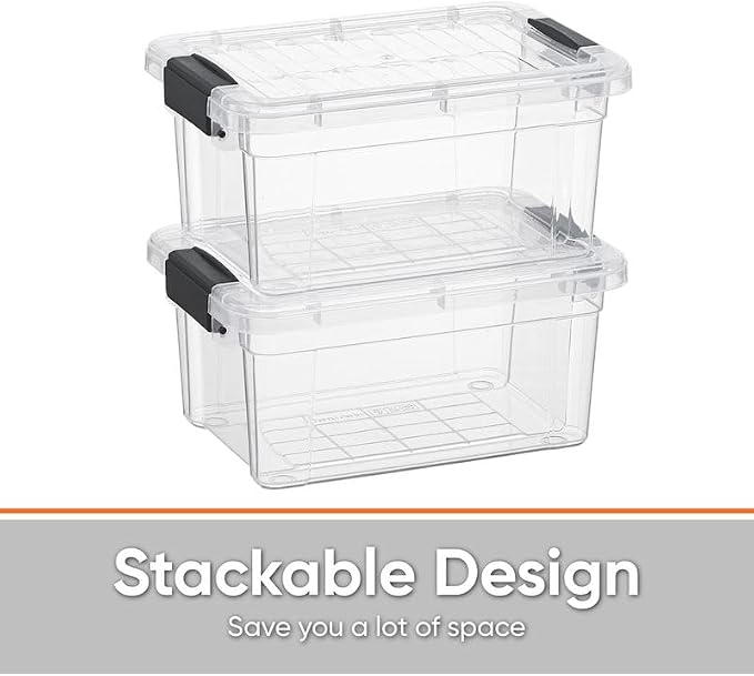 Superio Clear Storage Bins — view 4