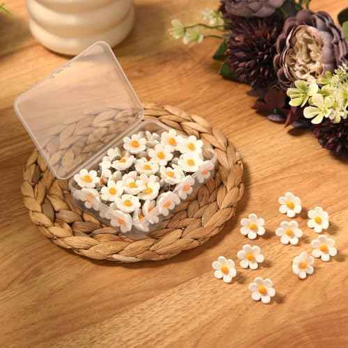 Sawysine 60 Pcs Cute Push Pins Decorative Push Pins Thumb Tacks Colorful Flower Pushpins, Flower Thumb Tack fo — view 4