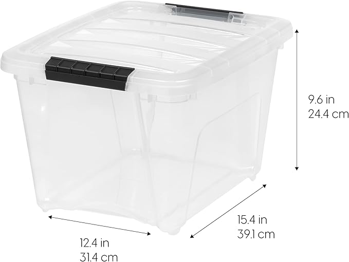 IRIS USA 19 QT Plastic Storage Box — view 2
