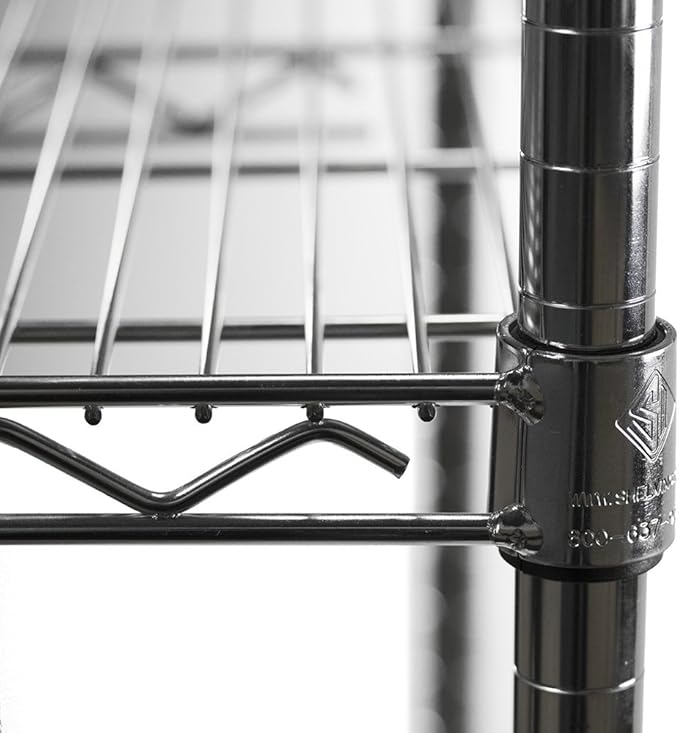 Shelving Inc. 8" d x 12" w Chrome Wire Shelving — view 4