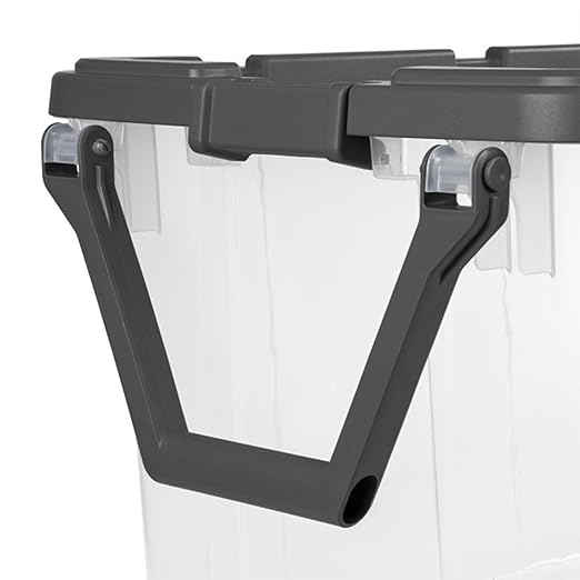 Sterilite 6-Pack Modular Stacker Box, Durable Clear Plastic Storage Bins — view 7