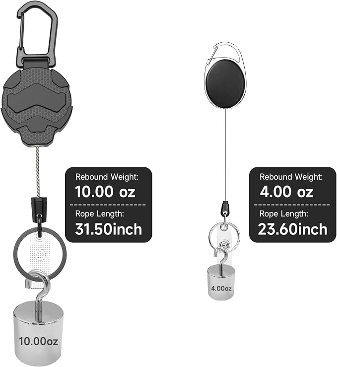 VYNCS Retractable Keychain Badge Holder — view 4