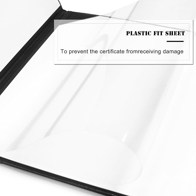 Diploma Cover 8.5” x11” Diploma Holder of Graduation Leatherette Padded — view 5