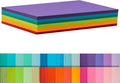 Index Cards 140-Count 5x8 Inch, 178GSM Heavyweight Set of 7 Colors Paper