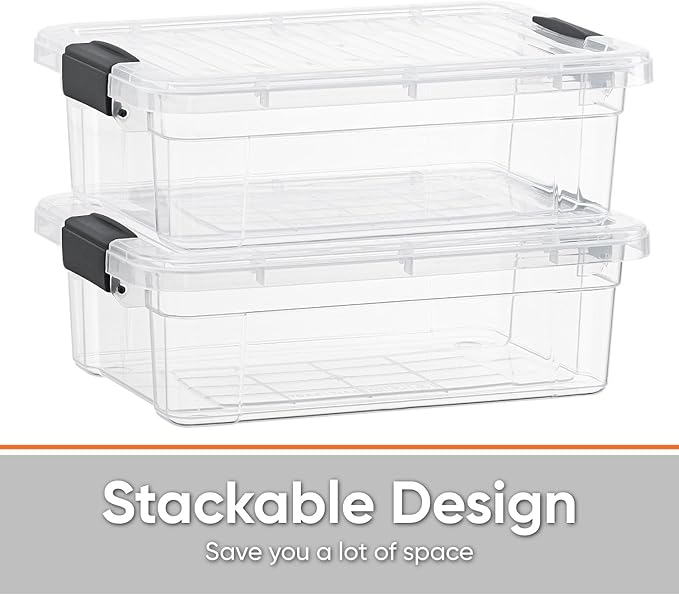 Superio Clear Storage Bins — view 3