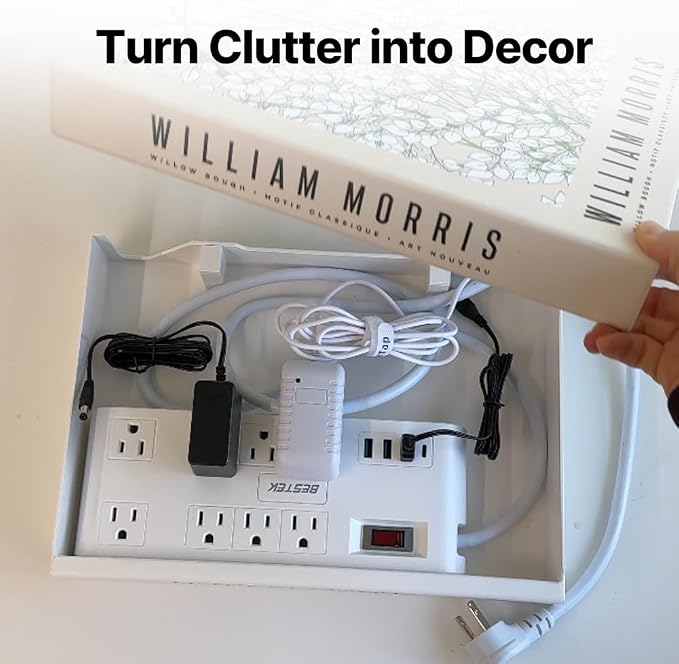Book Shape Decorative Cable Management Box — view 4