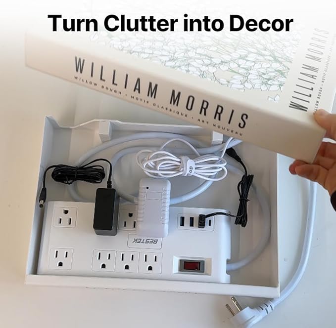 Book Shape Decorative Cable Management Box — view 4