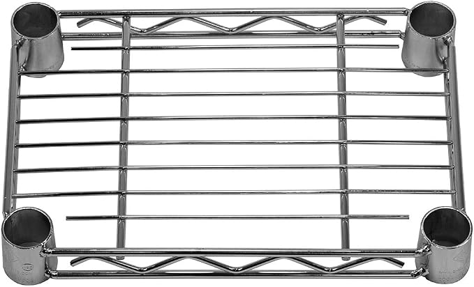 Shelving Inc. 8" d x 12" w Chrome Wire Shelving — view 3