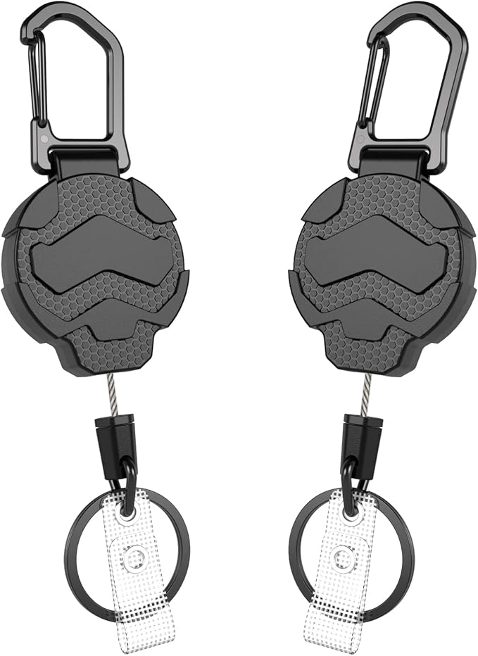 VYNCS Retractable Keychain Badge Holder