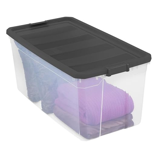 Sterilite 3-Pack Modular Stacker Box, Durable Clear Plastic Storage Bins — view 7