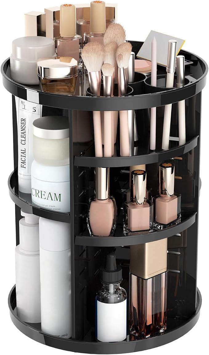 Jiavarry Rotating Makeup Organizer