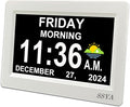 SSYA Digital Calendar Alarm Clock