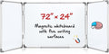 72" x 24" Foldable Whiteboard Dry Erase Board Large Tri Folding Whiteboard